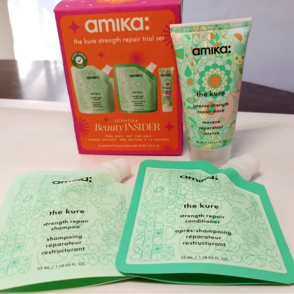 SEPHORA AMIKA THE KURE STRENGTH REPAIR SET FROM SEPHORA BRAND NEW IN BOX